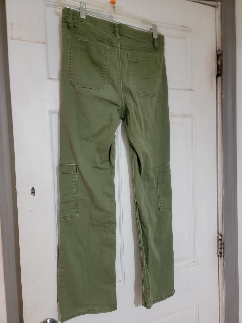 art class Olive Green Cargo-Style Kids Jeans